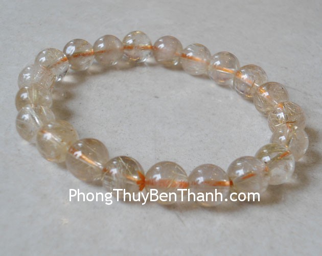 chuoi thach anh toc vang loai 3 s1120 02 Chuỗi đeo tay đá thạch anh tóc vàng III phong thủy hợp mệnh Kim S1120