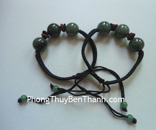 day rut hat phi thuy s795 Vòng tay kết hạt ngọc quý Phỉ Thúy hợp mệnh Thủy S795