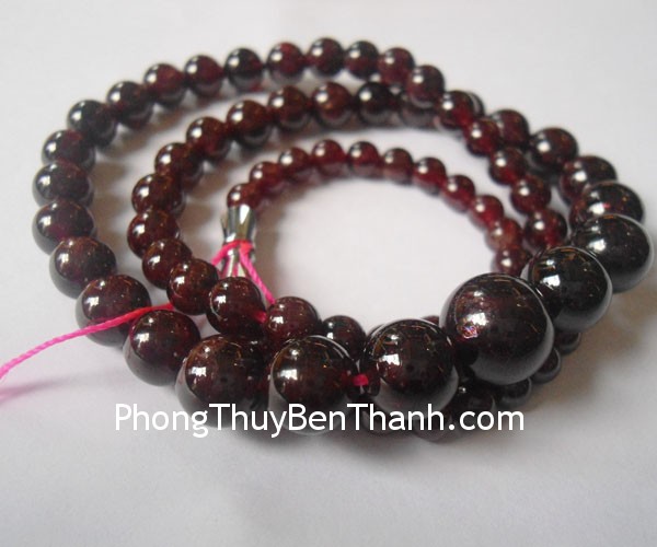 vong co hat luu s1125 01 Tràng hạt đá hột lựu hợp mệnh Thủy S1125